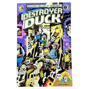 Destroyer‎ Duck 4 Eclipse Comics Vintage Marauding Mallard Of Vengeance Issue